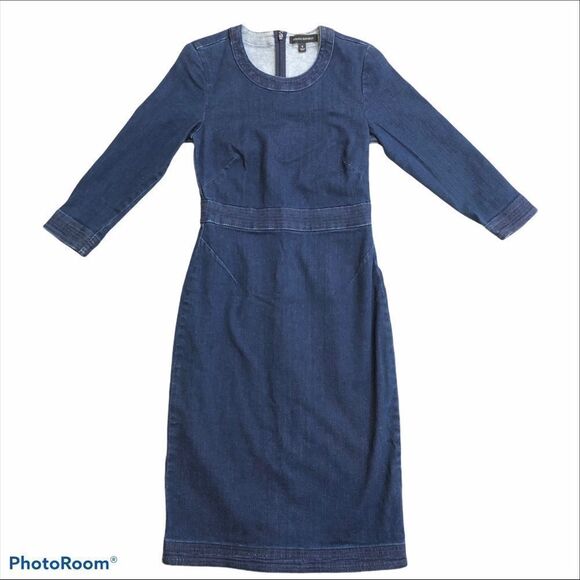 Banana Republic Casual Denim Dress Size 0‎ - Picture 9 of 14